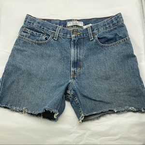 18 Levi Strauss Signature Cut Off Denim Jean Shorts 100% Cotton